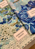 Embroidered Lawn 3 Piece Unstitched Suit D1559 ESL-07B-HEAVEN'S MIST - Summer Collection
