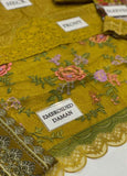 Embroidered Lawn 3 Piece Unstitched Suit D1580 MBL-MPT-2202-A-24 - Summer Collection