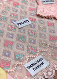 Embroidered Lawn 3 Piece Unstitched Suit D1579 MBL-MPT-2203-B-24 - Summer Collection