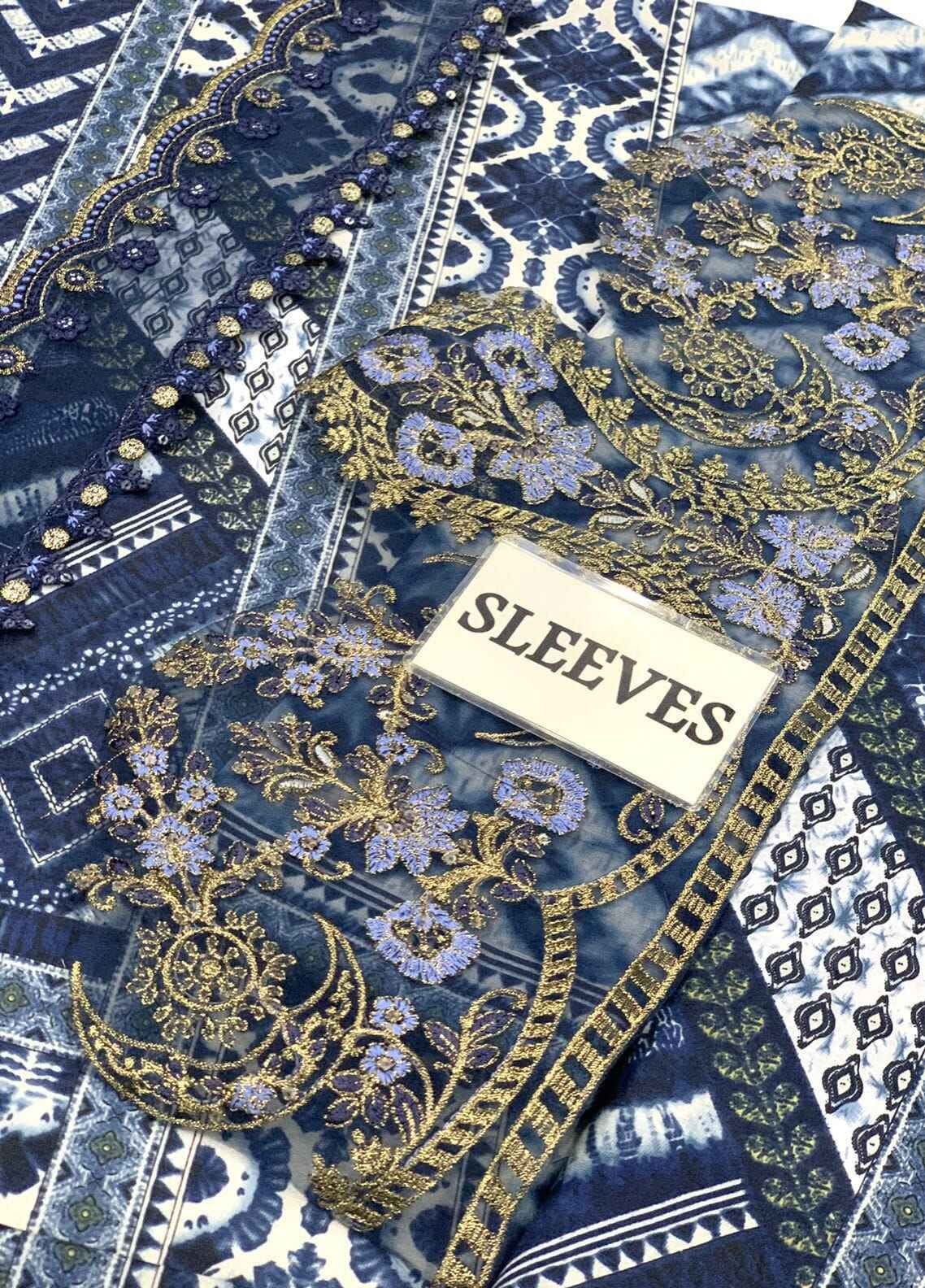 Embroidered Lawn 3 Piece Unstitched Suit D1583 MBL-MPT-2208-B-24- Summer Collection