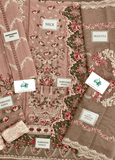 Luxury Embroidered Lawn Suit 3 Piece Unstitched  D1035-D03-A-MY-PINK-22-Summer Collection