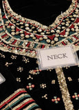 Embroidered Unstitched 3 Piece Velvet Suit D1639 JV-VF-2037 - Party Wear