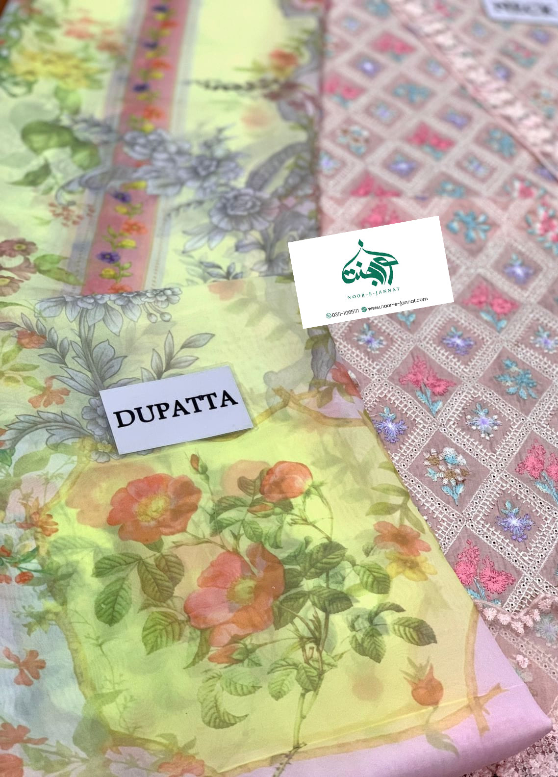 Embroidered Lawn 3 Piece Unstitched Suit D1579 MBL-MPT-2203-B-24 - Summer Collection
