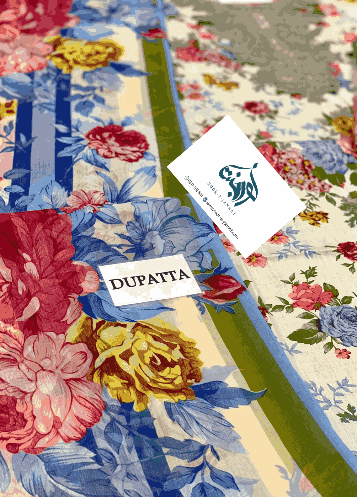 Embroidered Lawn 3 Piece Unstitched Suit D1584 MBL-MPT-2204-A-24-Summer Collection