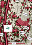 Embroidered Lawn 3 Piece Unstitched Suit D1585 MBL-MPT-2204-B-24-Summer Collection